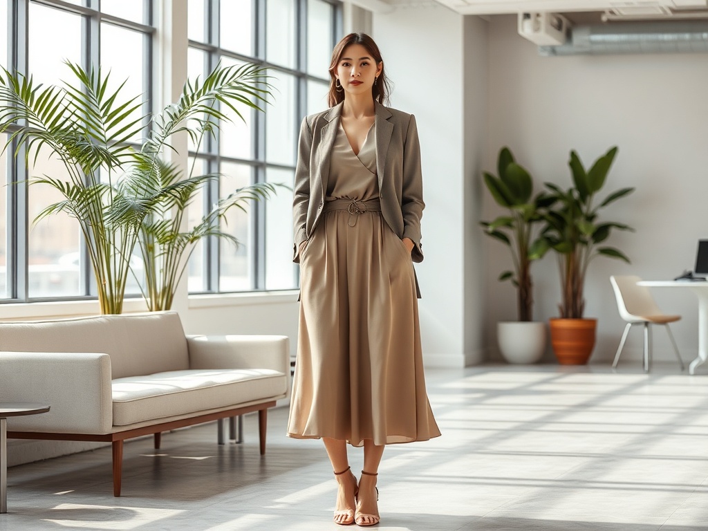 demunte.ro | Ținute minimalistice pentru birou: stil și eleganță