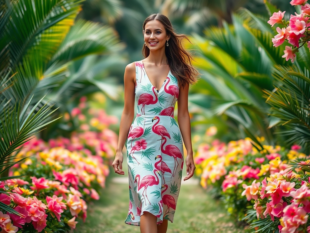 demunte.ro | Tendințe în modele cu imprimeu de flamingo