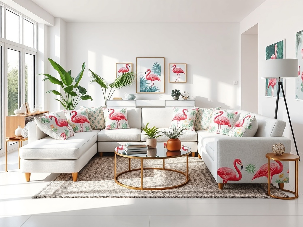 demunte.ro | Tendințe în modele cu imprimeu de flamingo